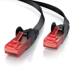 Kabel sieciowy płaski Ethernet RJ45 Cat.6 UTP 0,5m
